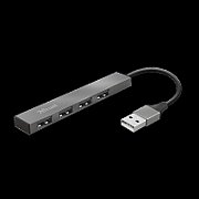 Trust Halyx Aluminium 4 Mini USB Hub 
