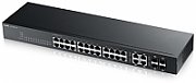 ZYXEL | GS1920-24V2-EU0101F | GS1920-24 v2 | Switch | Smart Managed | Layer 2 | Rackmount | Porturi 24 Gigabit, 4 Gigabit RJ45/SFP | Fanless | Standalone/ Nebula Flex Cloud_1