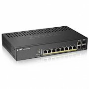ZYXEL | GS1920-8HPV2-EU0101F | GS1920-8HP V2 | Switch | Smart Managed | Layer 2 | POE | Porturi 8 Gigabit POE  | 130W |  Fanless | Standalone/ Nebula Flex Cloud_3