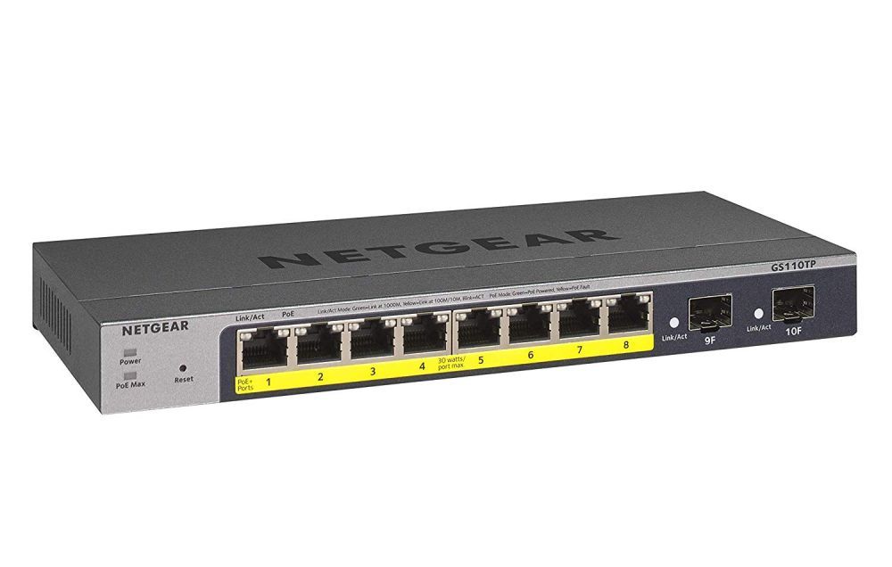 Netgear 10Port Switch 10/100/1000 GS110TP v3_3
