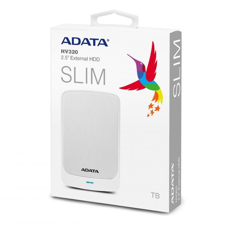 ADATA AHV320-1TU31-CWH ADATA external HDD HV320 1TB 2,5 USB3.0 - white_1