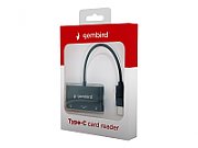 Gembird UHB-CR3-02 card reader Black USB 3.2 Gen 1 (3.1 Gen 1) Type-C_1