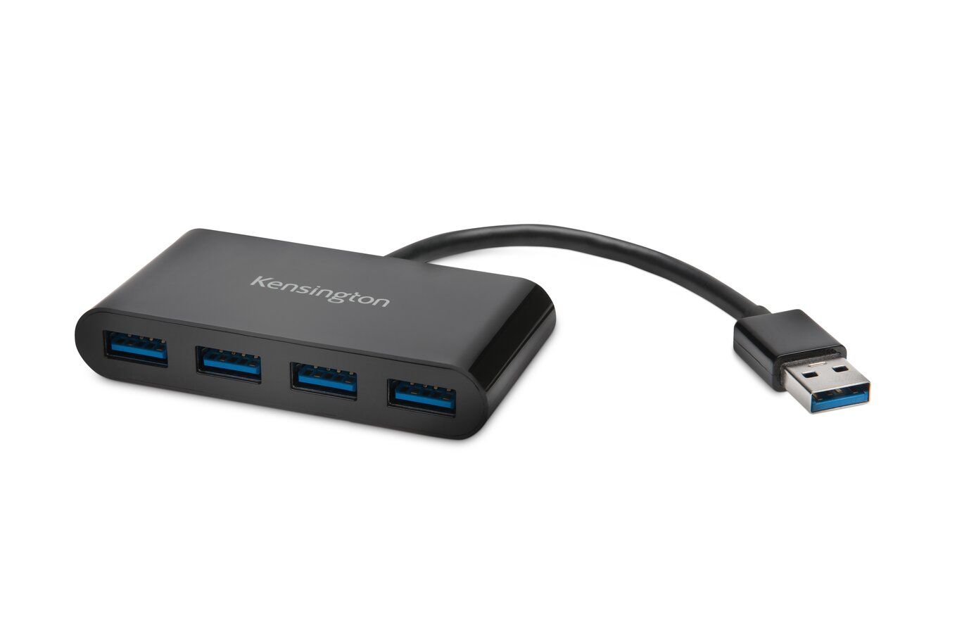 HUB extern KENSINGTON, porturi USB: USB 3.0 x 4, conectare prin USB 3.0, cablu 0.1 m, negru, 