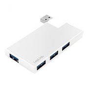 HUB extern LOGILINK, porturi USB: USB 3.0 x 7, conectare prin USB 3.0, cablu 0.1 m, argintiu, 