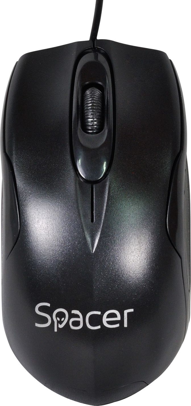 KIT wireless SPACER, tastatura wireless + mouse wireless, black, 