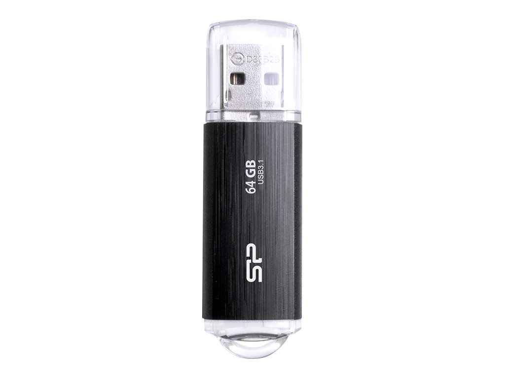 SILICONPOW SP064GBUF3B02V1K Silicon Power memory USB Blaze B02 64GB USB 3.1 Negru_1