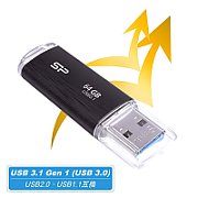 SILICONPOW SP064GBUF3B02V1K Silicon Power memory USB Blaze B02 64GB USB 3.1 Negru_4