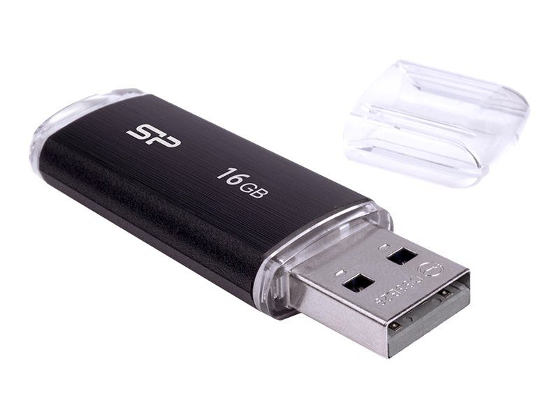 SILICONPOW SP016GBUF2U02V1K Silicon Power memory USB Ultima U02 16GB USB 2.0 Black
