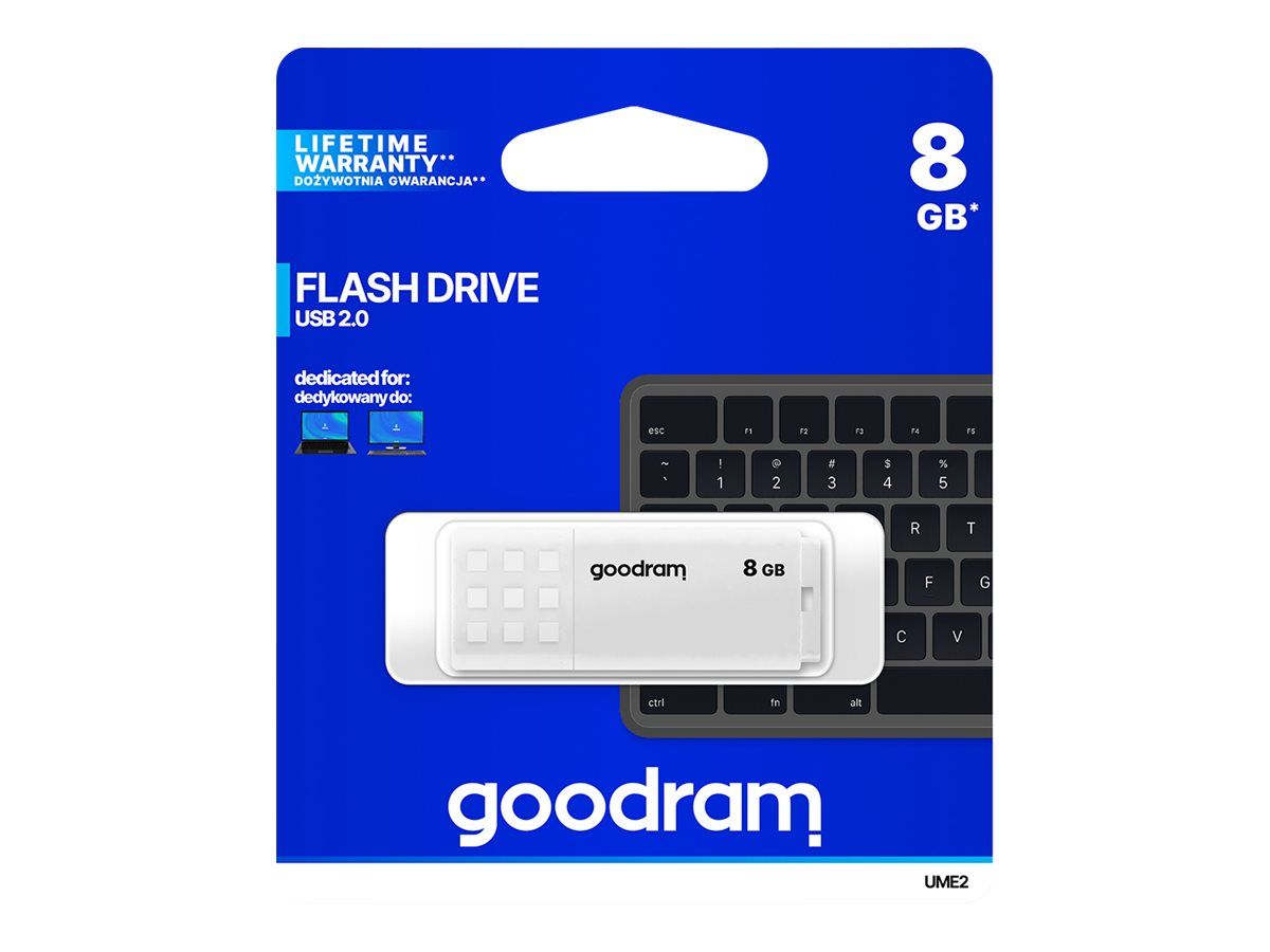 GOODRAM UME2-0080W0R11 GOODRAM memory USB UME2 8GB USB 2.0 White_1