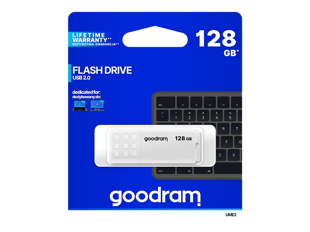 Goodram USB flash drive UME2 128 GB USB Type-A 2.0 White_1