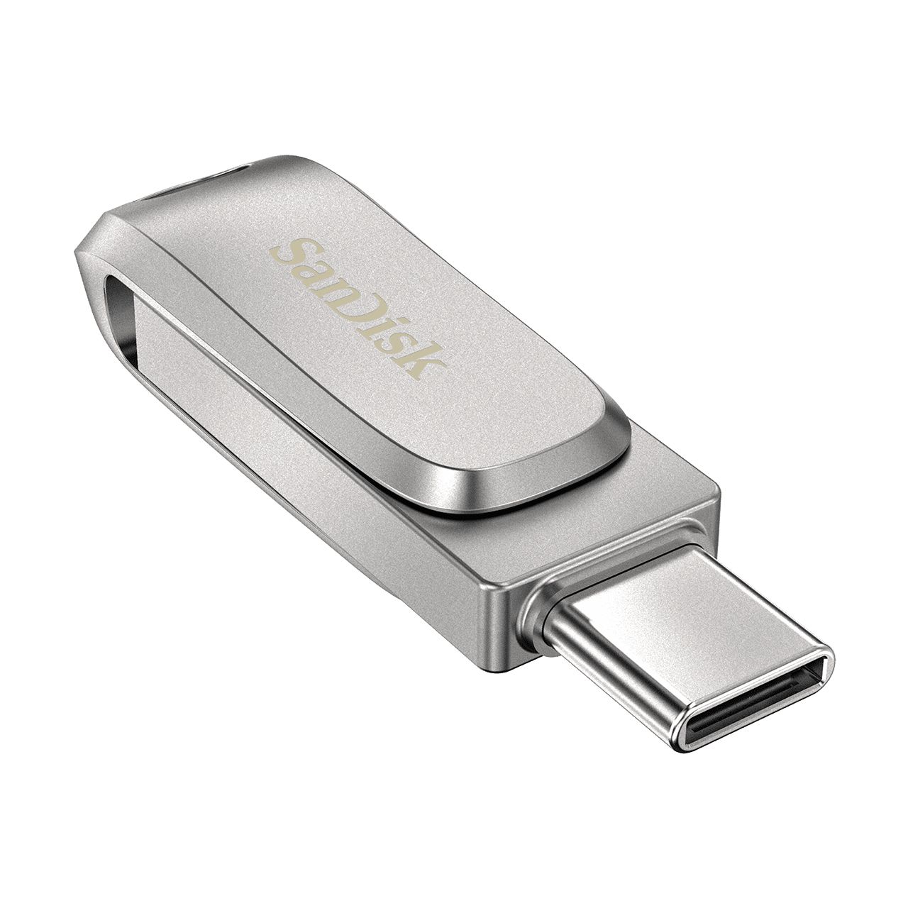 SanDisk Ultra Dual Drive Luxe USB flash drive 128 GB 3.2 Gen 1 (3.1 Gen 1) Stainless steel_3