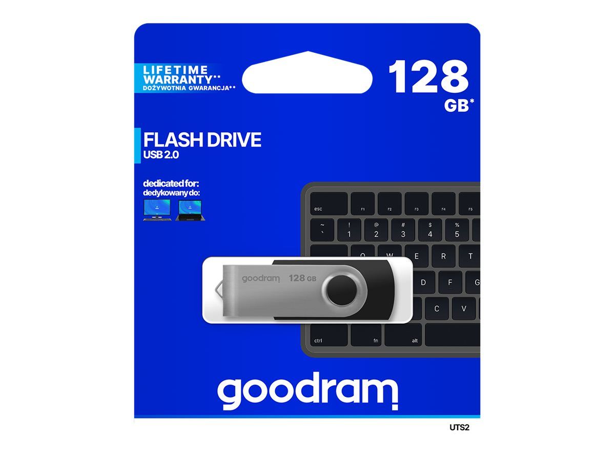 GOODRAM UTS2-1280K0R11 GOODRAM memory USB UTS2 128GB USB 2.0 Black_1