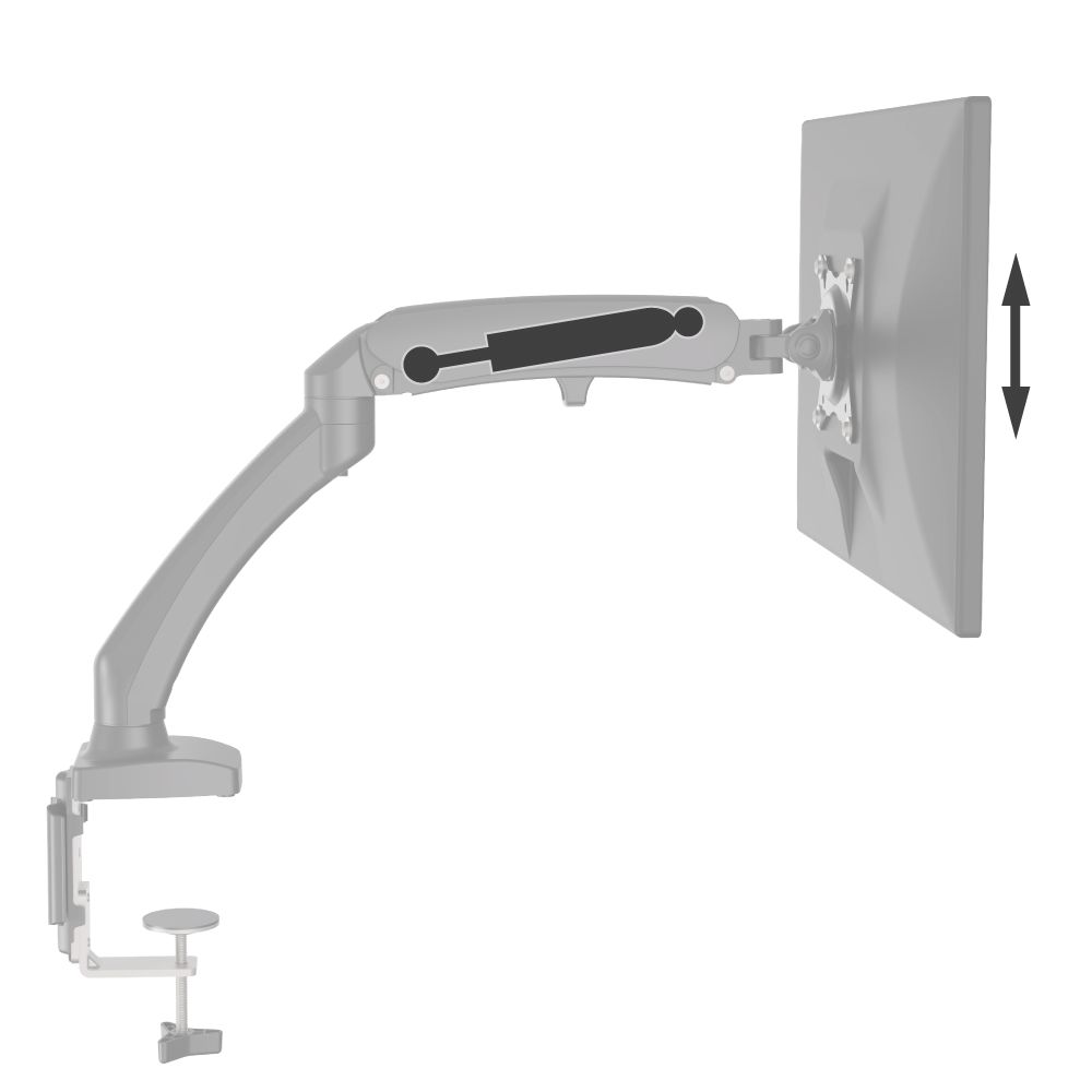 Suport TV de perete, Barkan E100.B, Fix, 15