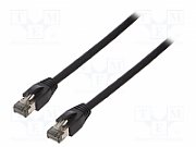 PATCH CORD S/FTP LOGILINK Cat8.1, LSZH, cupru, 15 m, negru, AWG26, dublu ecranat 
