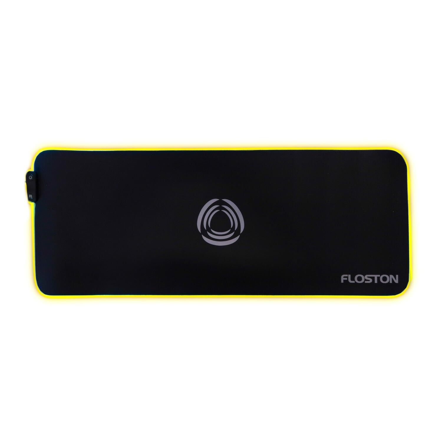 RAINBOW RGB, 80 x 30cm, baza cauciucata, suprafata textila, margini cusute, Negru_4