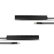 HUE-SA7BP, 7x USB3.0, Aluminiu, Charging Hub,  include adaptor alimentare, Negru_5