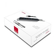 HUE-SA7BP, 7x USB3.0, Aluminiu, Charging Hub,  include adaptor alimentare, Negru_9