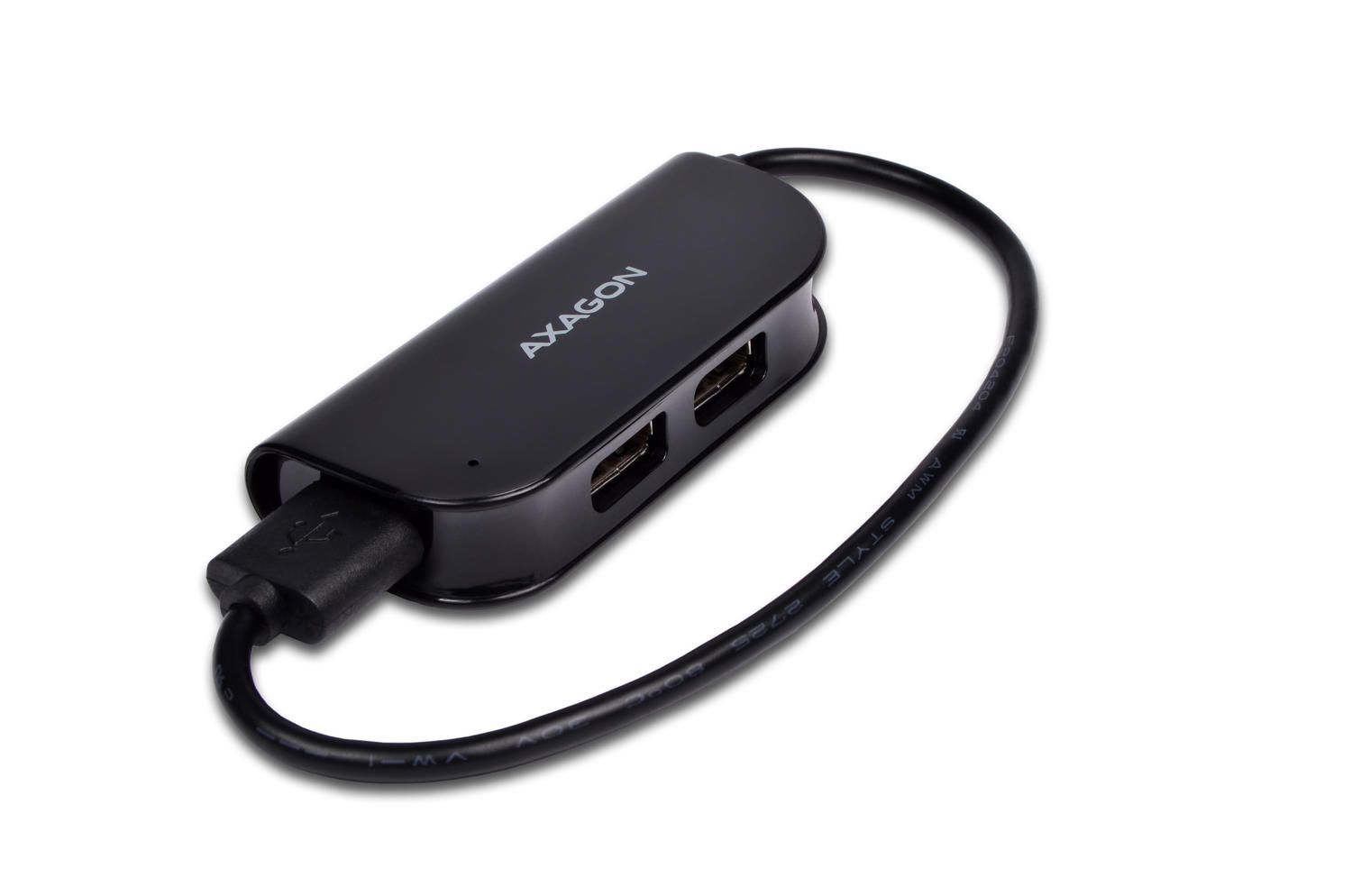 HUE-X4B, 4x USB2.0,  Negru_2