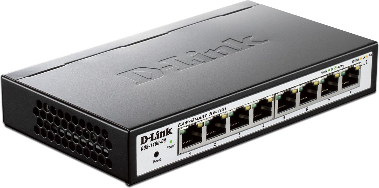 8-Port Switch D-link DGS-1100-08V2_1