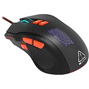 Wired Gaming Mouse with 8 programmable buttons, sunplus optical 6651 sensor, 4 levels of DPI default and can be up to 6400, 10 million times key life, 1.65m Braided USB cable_1