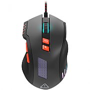 Wired Gaming Mouse with 8 programmable buttons, sunplus optical 6651 sensor, 4 levels of DPI default and can be up to 6400, 10 million times key life, 1.65m Braided USB cable_4