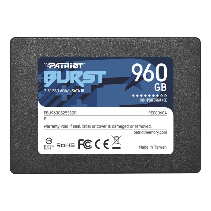 PATRIOT Burst Elite 960GB SATA 3 2.5inch SSD