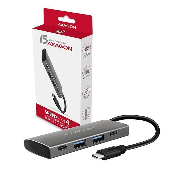 HMC-5G2, 2x USB-A + 2x USB-C + HDMI, USB-C 3.2 Gen 2 10Gbps, PowerDelivery 60W, Cablu USB-C 13 cm_2
