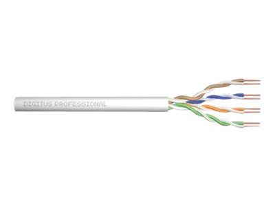 DIGITUS ASSNET100 CAT 5e U-UTP installation cable raw length 305 m paper box AWG 24/1 PVC color grey_1