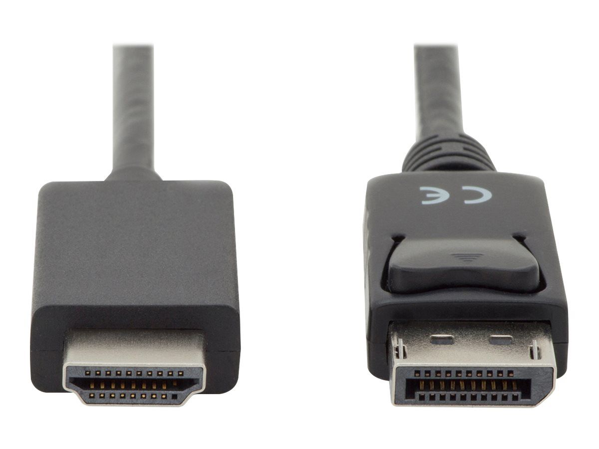 DIGITUS DisplayPort Adapter Cable DP - HDMI Type A St / St 2.0m w / War. DP 1.2 HDMI 2.0 4K / 60Hz CE black_1
