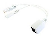 MIKROTIK RBPOE FastEth PoE adapter with shielded connectors supports 9-48V PoE_1