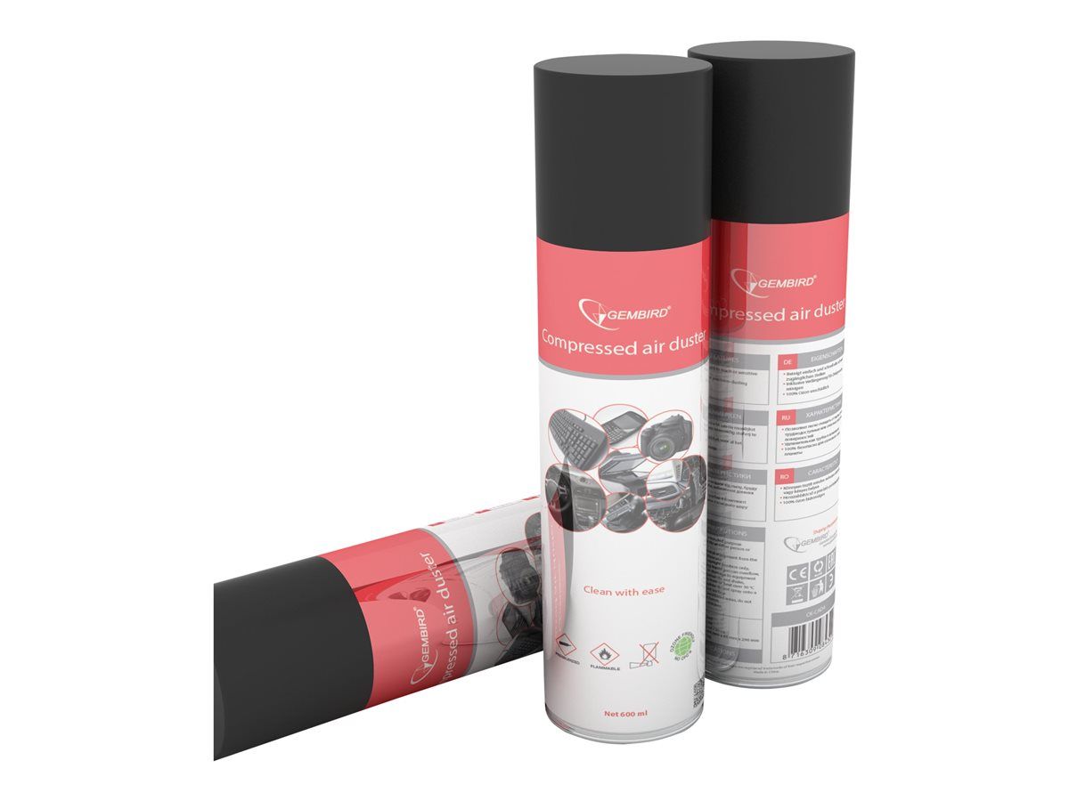SPRAY curatare cu AER COMPRIMAT, GEMBIRD, 600 ml, 