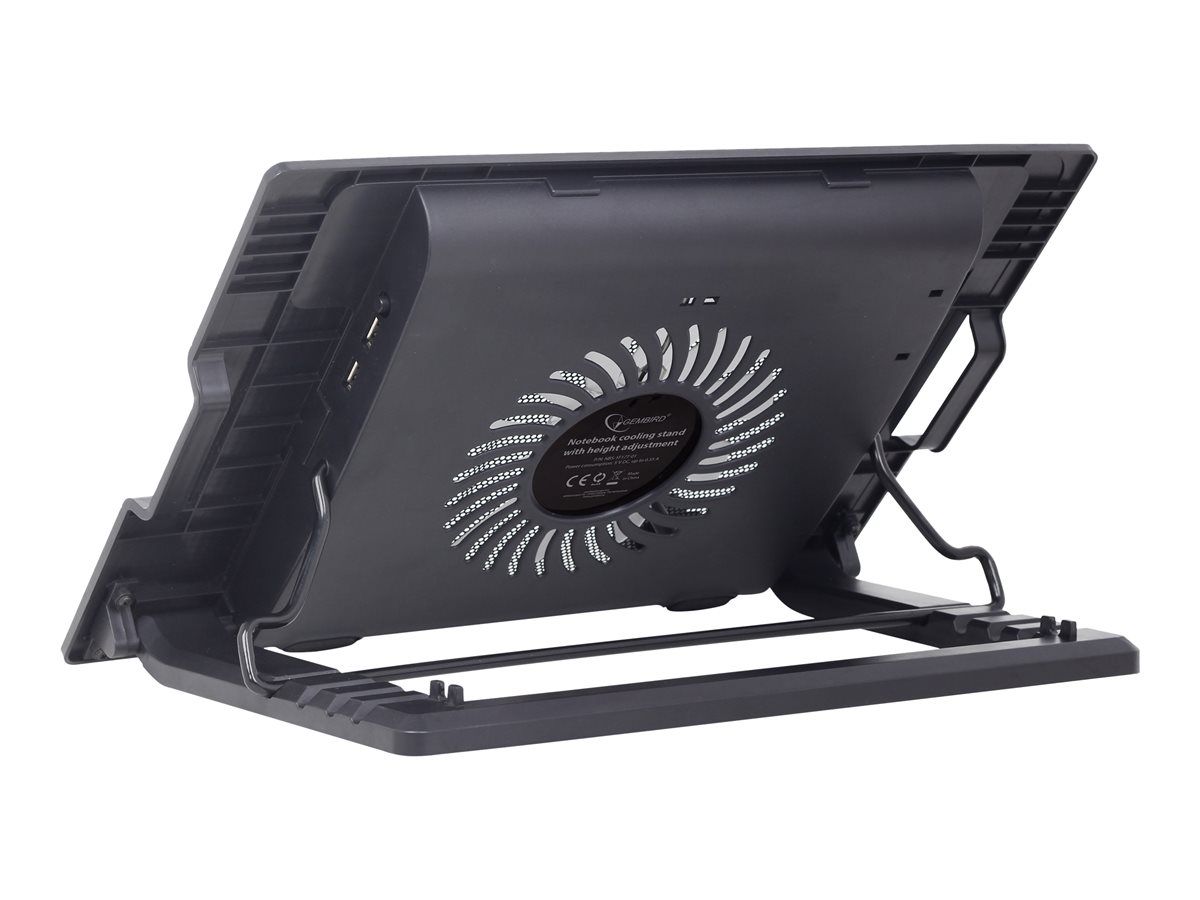Gembird NBS-1F17T-01 notebook cooling pad 43.2 cm (17