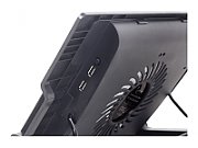 Gembird NBS-1F17T-01 notebook cooling pad 43.2 cm (17