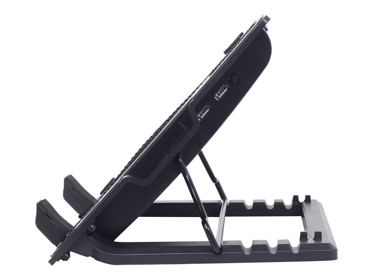 Gembird NBS-1F17T-01 notebook cooling pad 43.2 cm (17