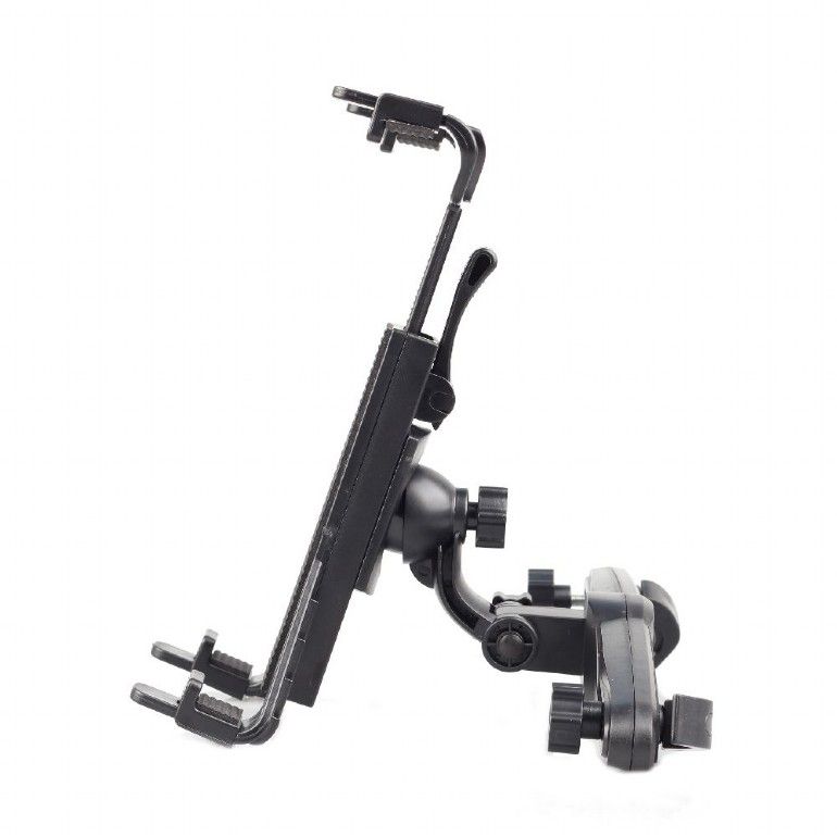 SUPORT auto GEMBIRD pt. Tableta, fixare pe tetiera, rotire 360 grade, black 