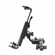 SUPORT auto GEMBIRD pt. Tableta, fixare pe tetiera, rotire 360 grade, black 