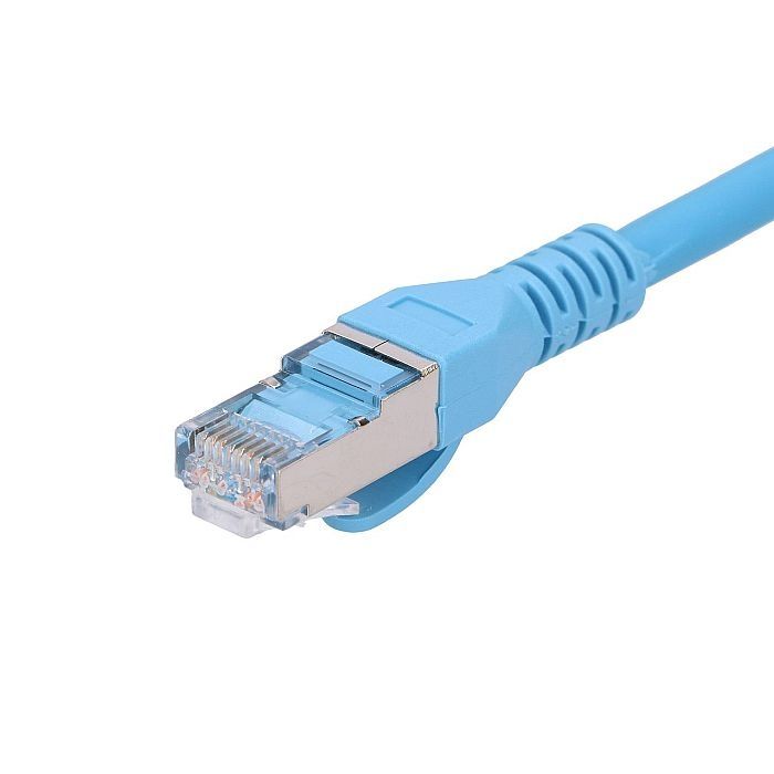 Patchcord SFTP RJ45-RJ45 Cat.6A 2m gri, SFTP-6A-2-G, pachcord din cupru_1
