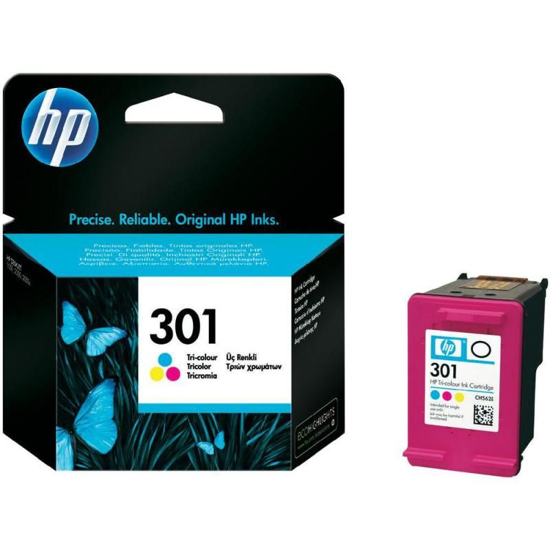 Cartus Cerneala Original HP Color, nr.301, pentru DJ1000|1050|1055|2050|3050, , incl.TV 0.11 RON, 