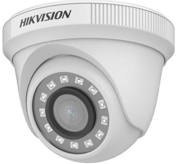 Camera de supraveghere Hikvision Turbo HD dome, DS-2CE56D0T-IRF(2.8mm) (C); 2MP; 2MP high performance CMOS; rezolutie 1080P@25fps; iluminare: 0.01 Lux@(F1.2, AGC ON), 0 Lux with IR; lentila 2.8mm, vizualizare orizontala FOV:  106.4°, verticala FOV:  57.9°, diagonala FOV: 124.6°; distanta IR: 25_1