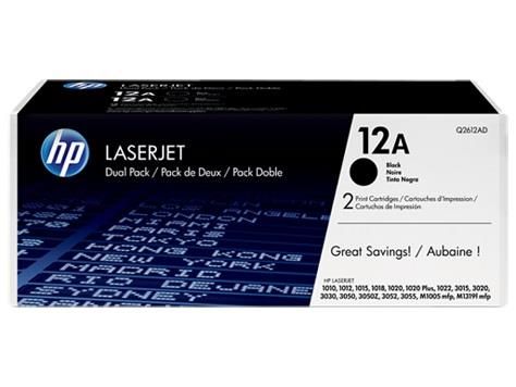 HP 12A 2-pack Black Original LaserJet Toner Cartridges_1