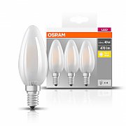 Set 3 becuri Led Osram, E14, , 4W, 470 lumeni, lumina calda(2700K), durata de viata 10.000 ore, clasa energetica A++_1