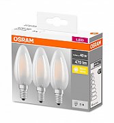 Set 3 becuri Led Osram, E14, , 4W, 470 lumeni, lumina calda(2700K), durata de viata 10.000 ore, clasa energetica A++_2