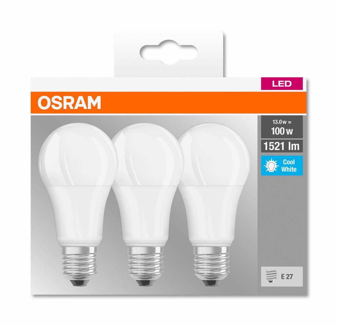 Set 3 becuri Led Osram, E27, 14W, 1521 lumeni, lumina neutra(4000K), durata de viata 10.000 ore, clasa energetica A++_1