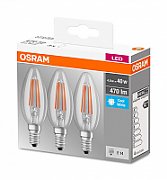 Set 3 becuri Led Osram, E14, , 4W, 470 lumeni, lumina neutra(4000K), durata de viata 10.000 ore, clasa energetica A++_2