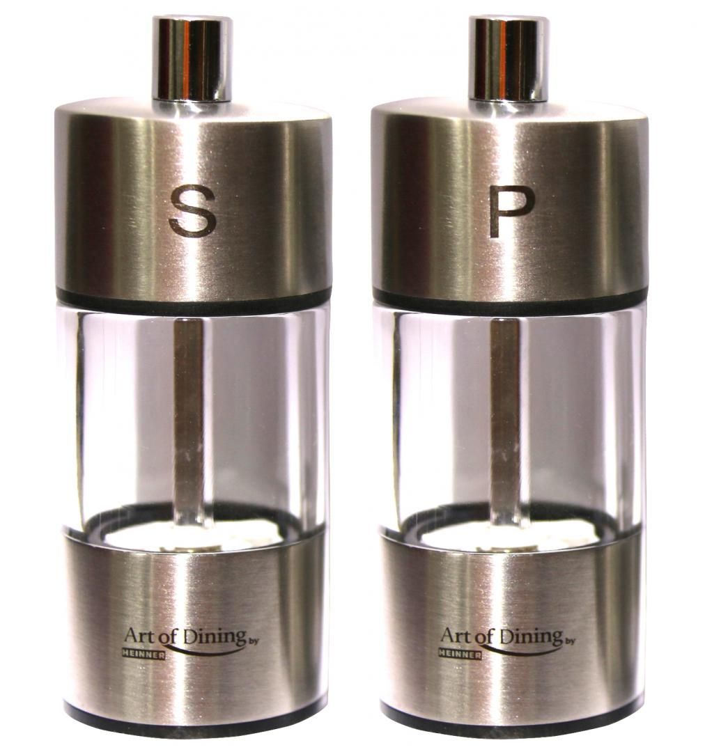 SET 2 RASNITE SARE & PIPER, INOX, 9 CM, ART OF DINING BY HEINNER_1