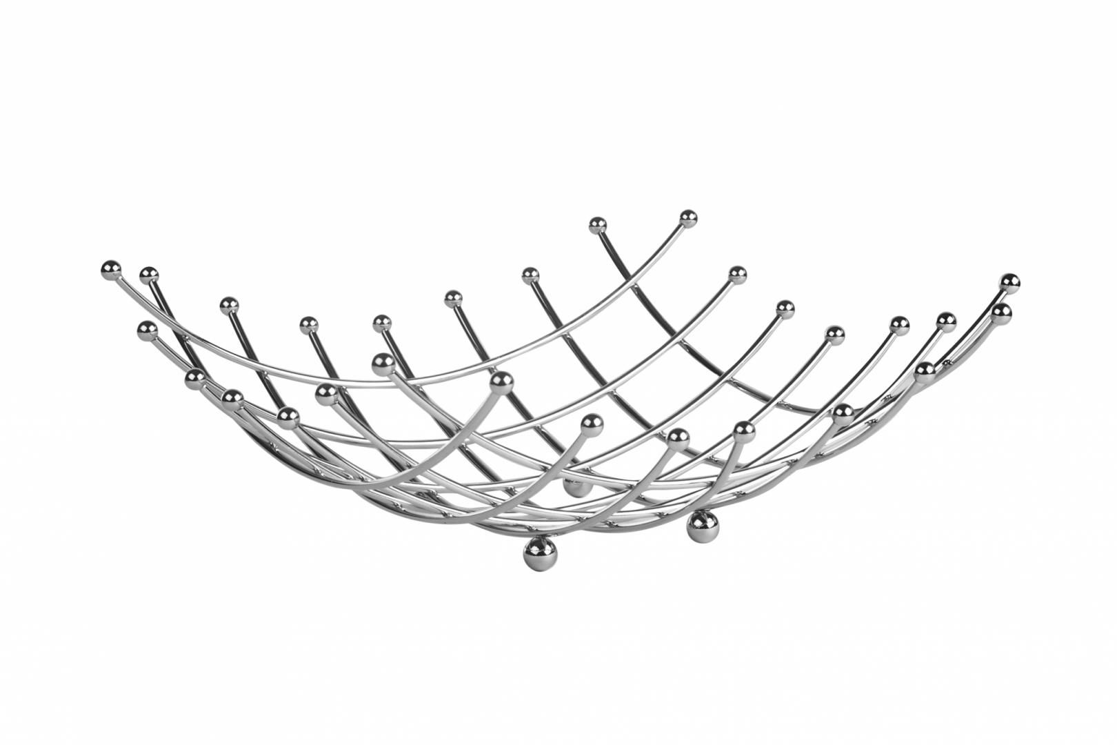 COS FRUCTE METALIC 26x26x9 CM,VANORA HOME_1