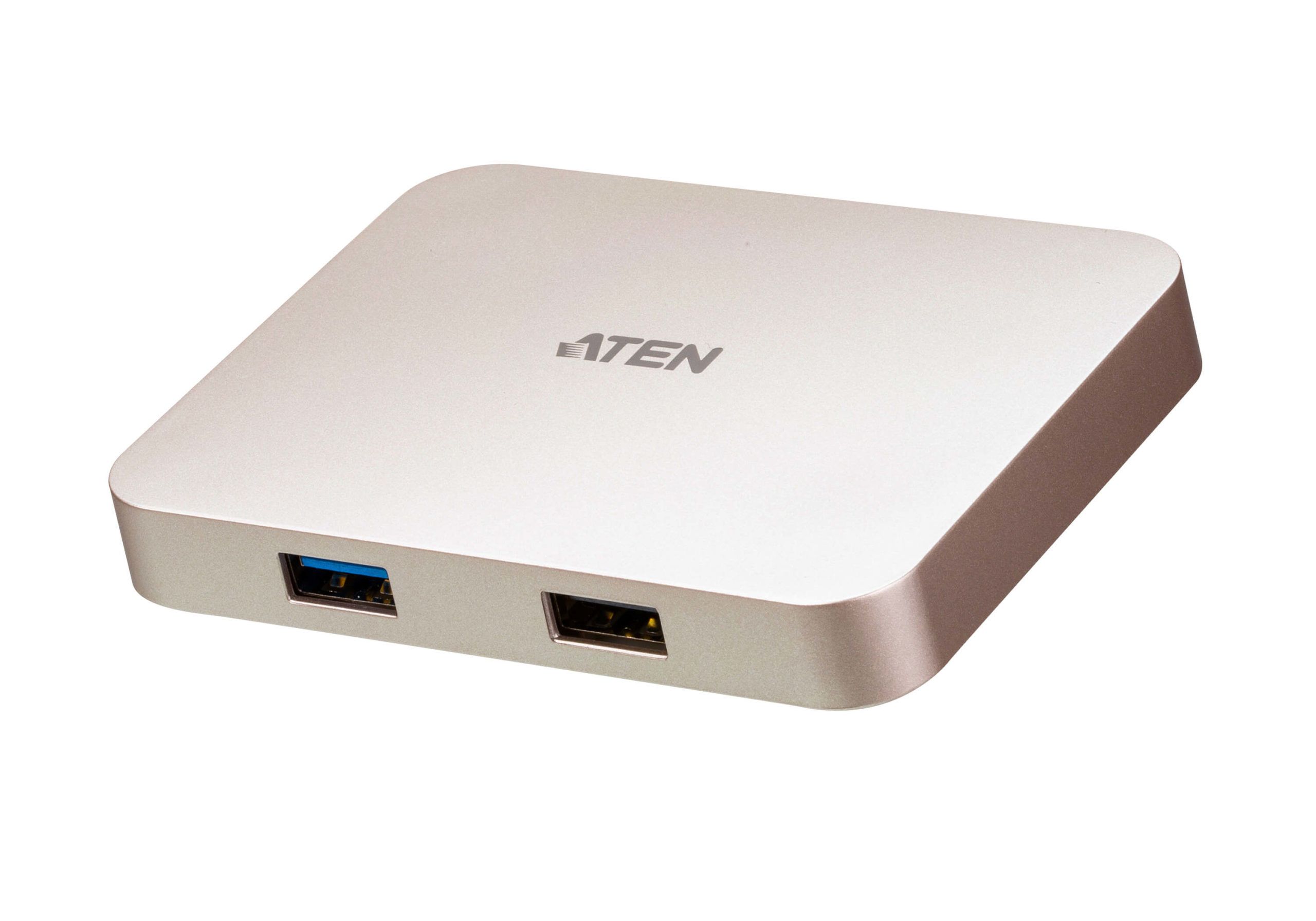 DOCKING Station ATEN universal, conectare PC USB Type C, USB 2.0 x 1, USB 3.1 x 1, porturi video HDMI x 1, fara port retea, NB 60 W, gri, 