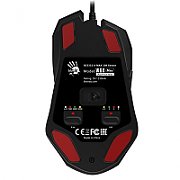 MOUSE A4tech, gaming, cu fir, USB, optic, 8000 dpi, butoane/scroll 8/1, iluminare, butoane programabile, negru, 