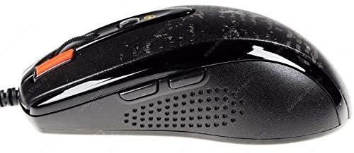 MOUSE A4tech, gaming, cu fir, USB, laser, 3000 dpi, butoane/scroll 4/1, buton selectare viteza, negru, 