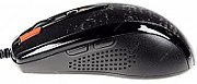 MOUSE A4tech, gaming, cu fir, USB, laser, 3000 dpi, butoane/scroll 4/1, buton selectare viteza, negru, 